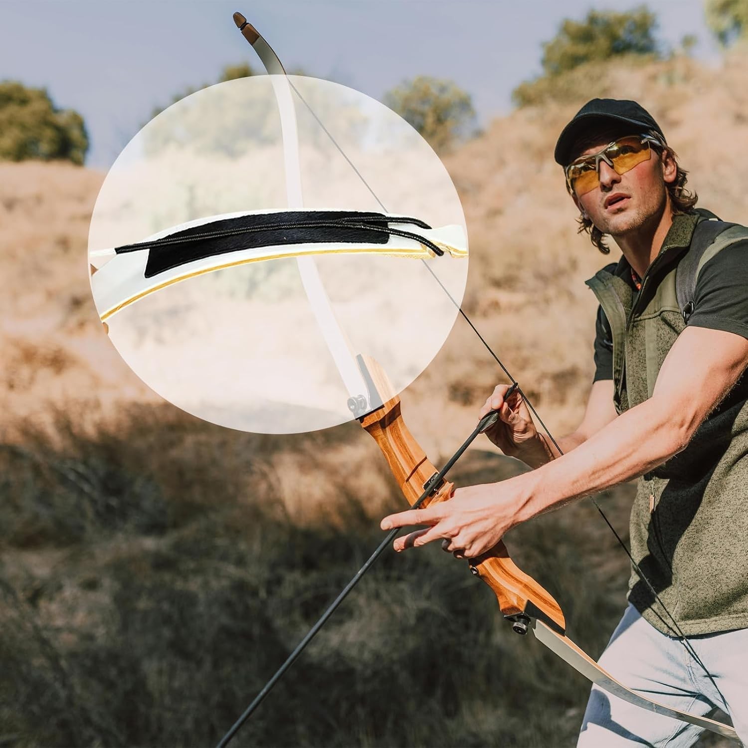 Archery Recurve Bow Limb Silencers Dampeners – Protects Bowstrings and Reduces L