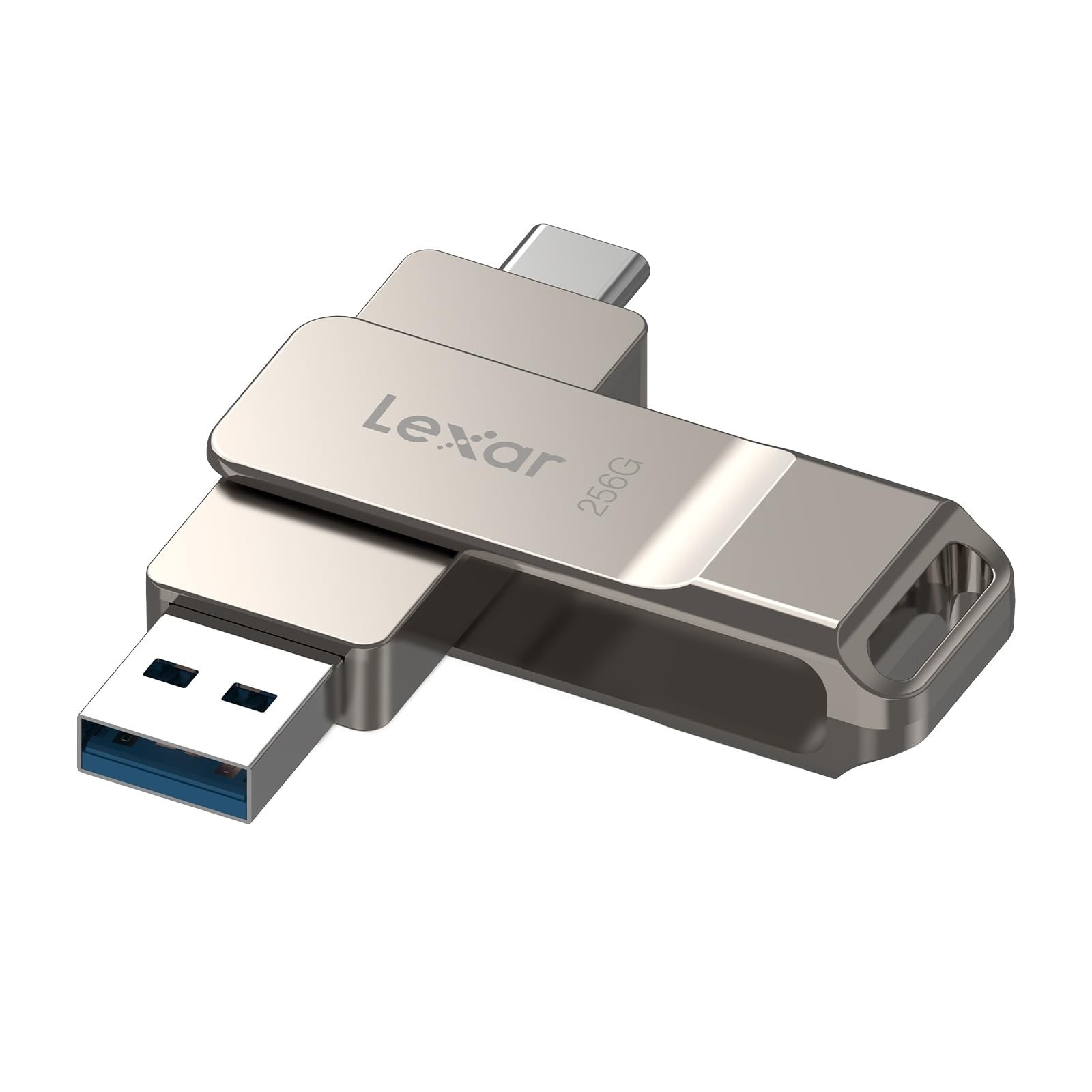 Lexar D40E 256GB Dual USB 3.2 Gen 1 Type-C Jump Drive, USB-C Flash Metal Hous...