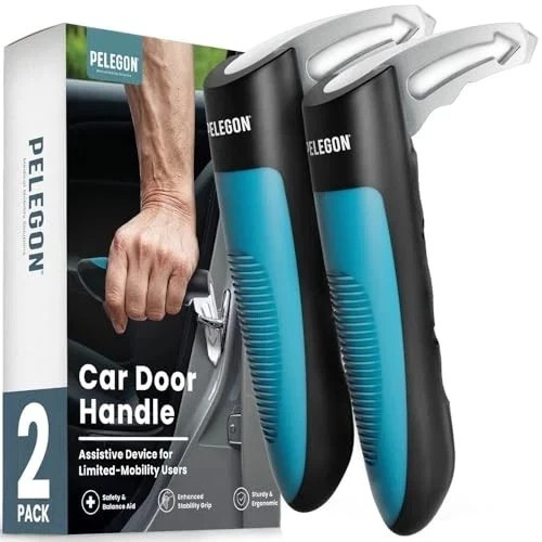 Car Door Handle for Elderly () Car Cane Assist Handle with Anti-Slip 2 Pack