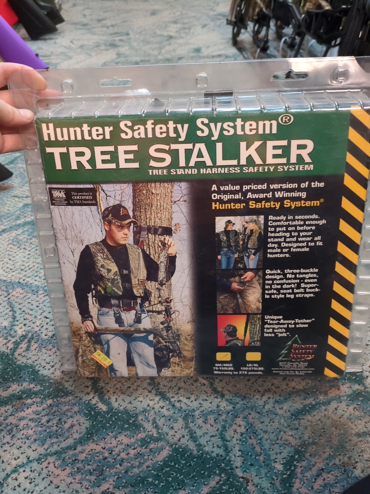 Hunter Safety System Tree Stalker Harness Sm/Med Tree Stand Safety Vest