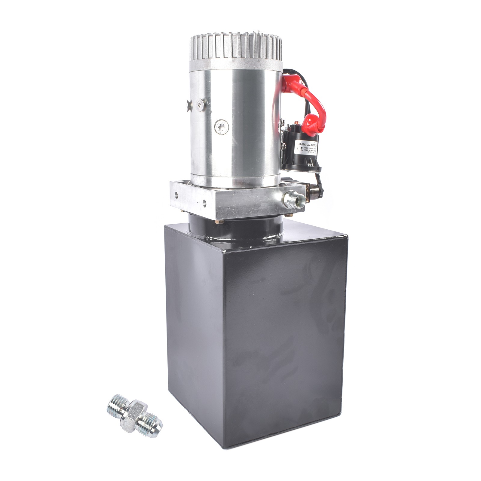 Single Acting 8 Quart 2 Gal Hydraulic Pump Dump Trailer Pump Power Unit 12V
