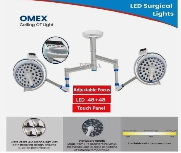 LED Common Arm LED OT Light Operation Theater Lamp Surgical Operating Light