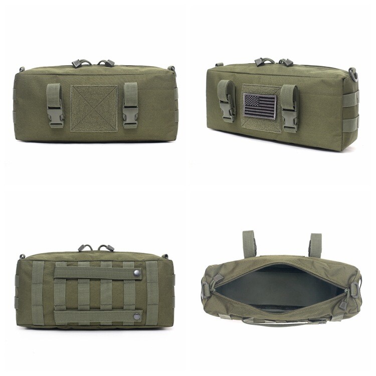 Tactical Molle Multi-Purpose Large Capacity Bag Accessories Storage Sling Pouch