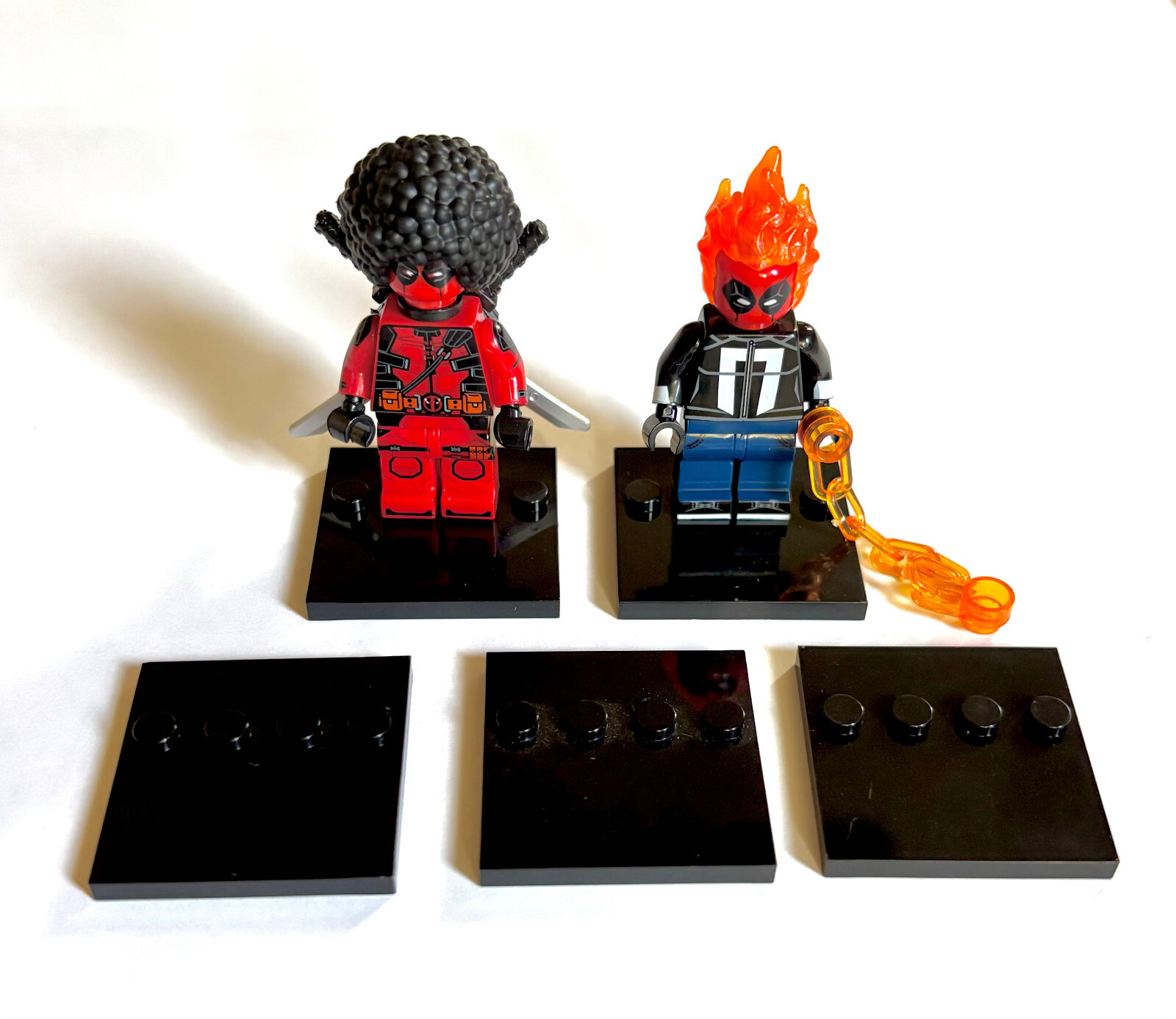 Lego Compatible Minifigure Stands 1 X 4 - 5 Stands