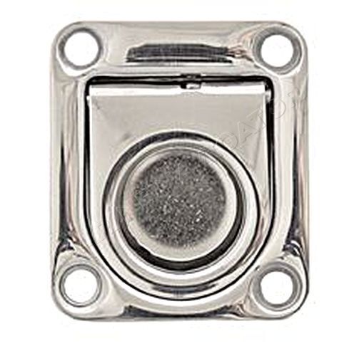 Hatch Handle Stainless Steel with Spring 44x38mm Satin Finish