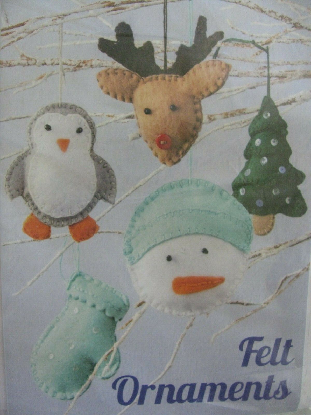 Annie's Creative Girls Club Craft Felt Christmas Ornaments #ACG2760