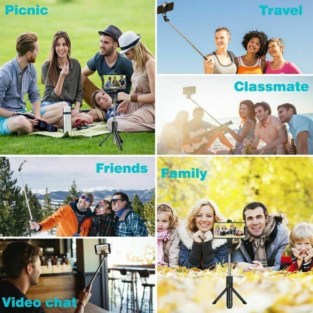 Compatible with iPhone/Android Selfie Stick Tripod for iPhone with Remote US