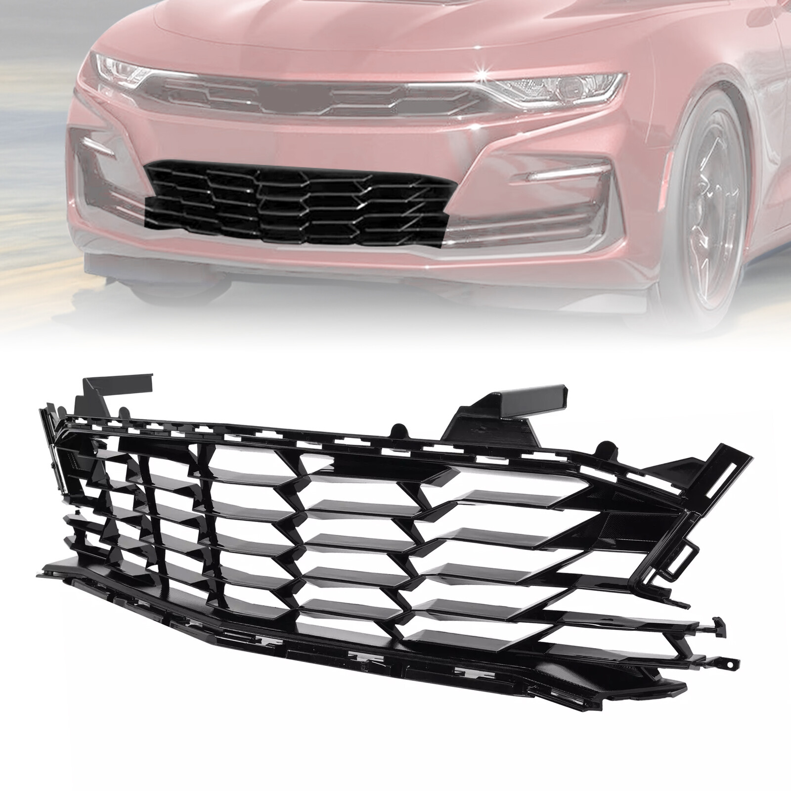 Bumper Face Bar Front Lower Grille For Chevrolet Camaro SS 2019-2024 #84524888