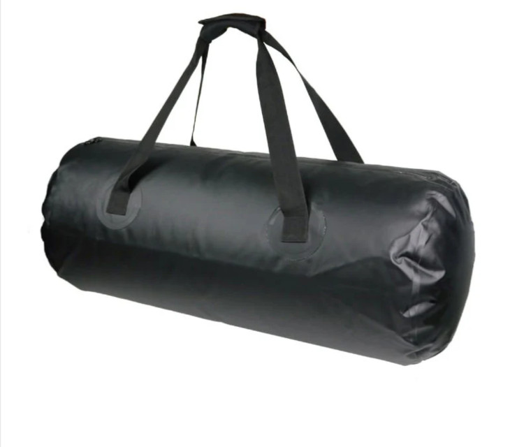 duffle bag, gym bag, water/air proof zipper, transport, boating, odor control