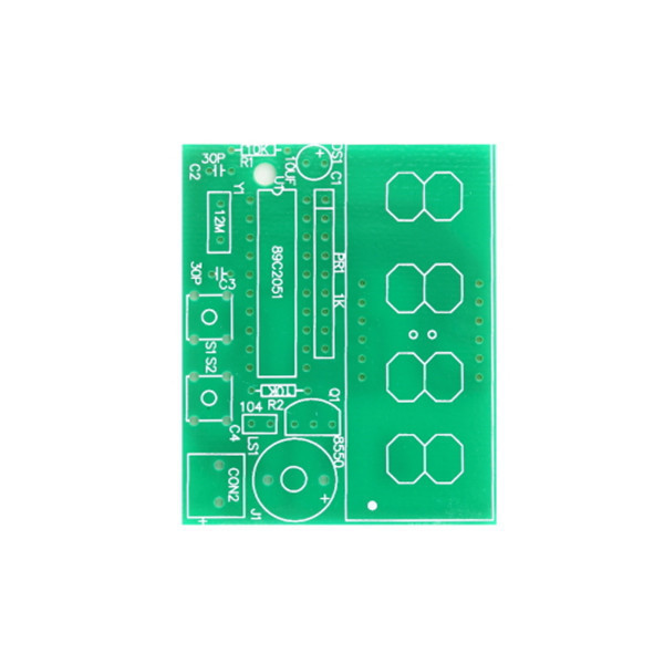 C51 Digital 4 Bits Electronic Clock Electronic with setup instructions