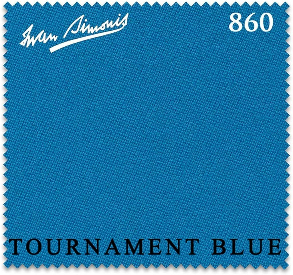 Simonis 860 Pool Table Cloth -Tournament Blue 9FT