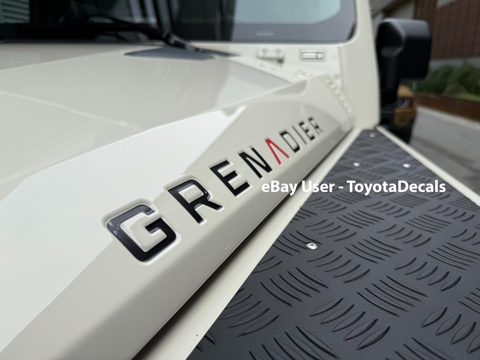 FITS Ineos Grenadier Hood Inlay Decals 2023 2024 2025 2026 PERFECT FIT