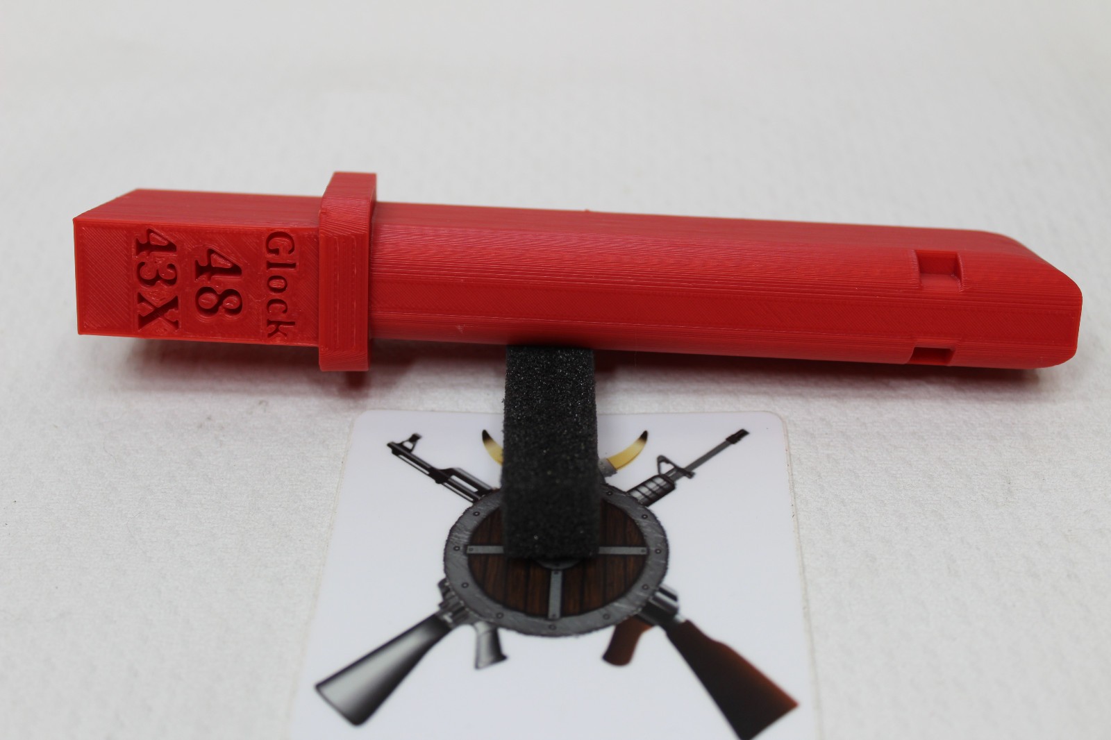 Glock 43X, 48 Vise Slide Block for Gunsmiths 3D Printed Non-Marring