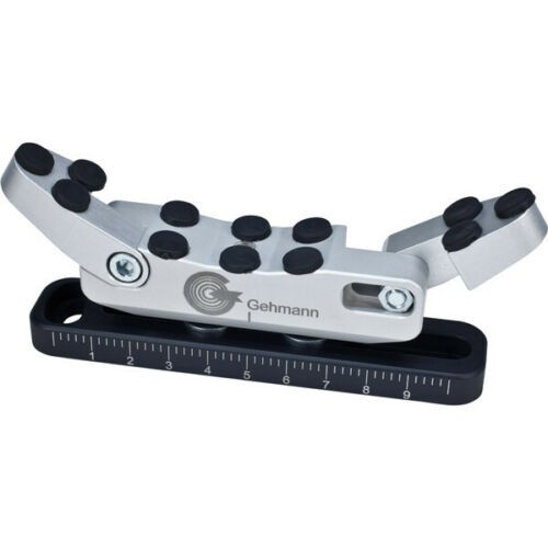 Gehmann 843S 843-S Alloy Adjustable Buttplate Silver/Black