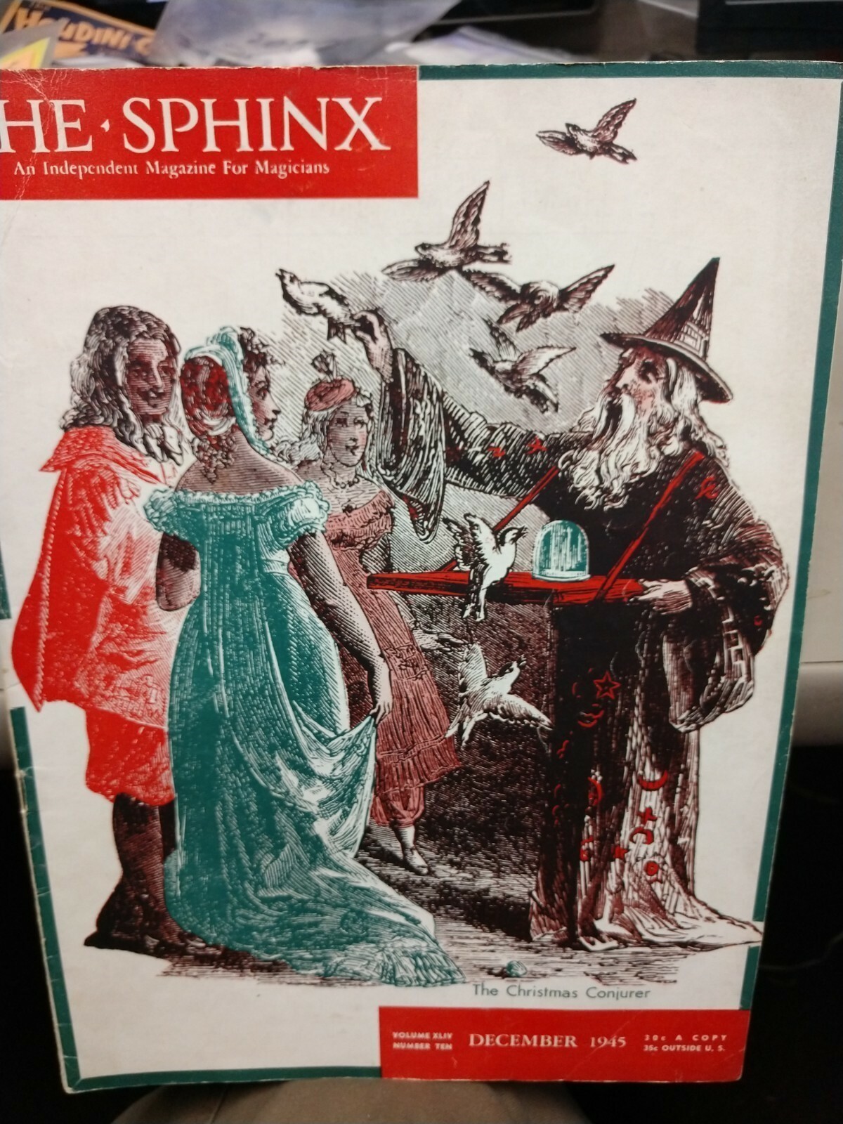 The Sphinx The Christmas Conjurer 1945 Issue Christmas Conjurer Magazine