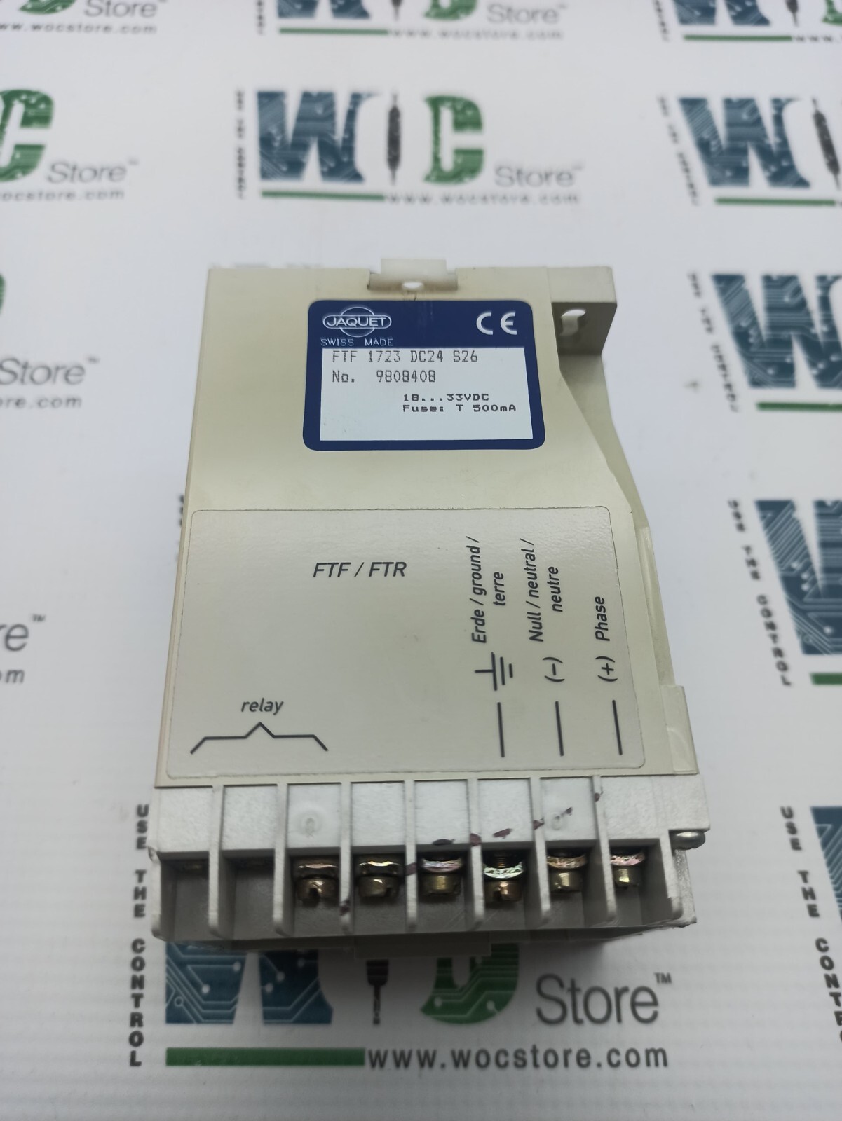 FTF 1723 JAQUET FTF / FTR RELAY DC24 S26