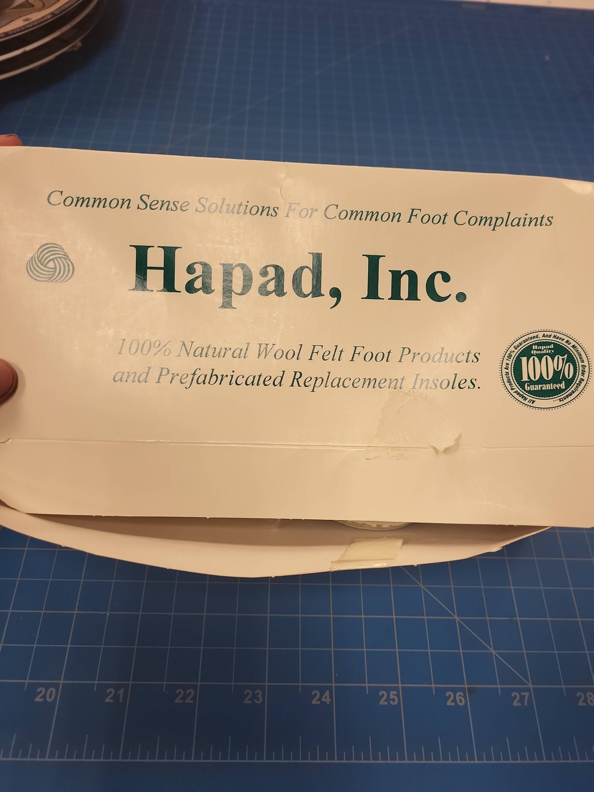 Hapad Inc 1/2 Inch Horseshoe Heel Pads Felt Inserts Shoe Orthotics Support
