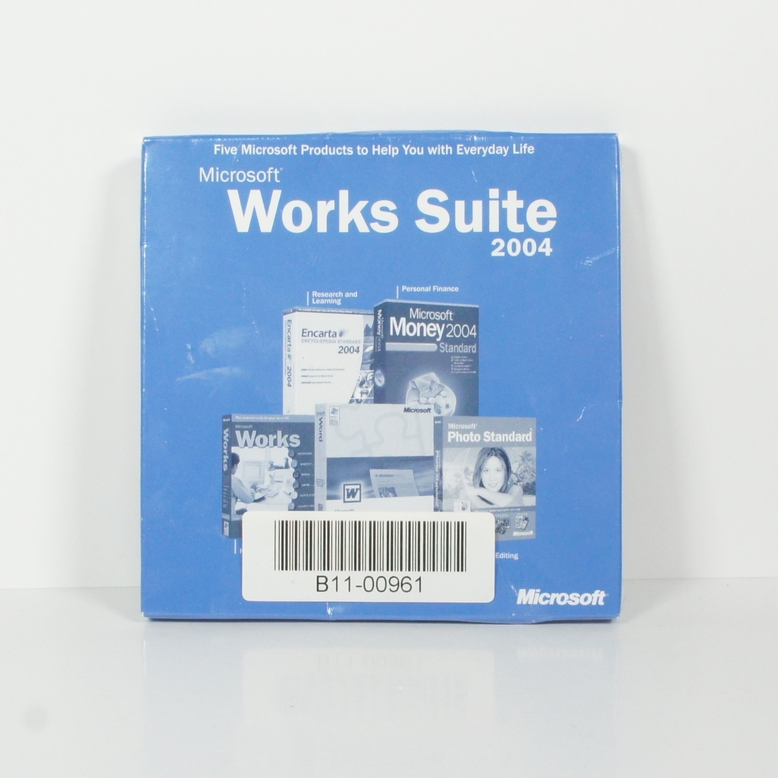Microsoft Works Suite 2004 Software PC CD Software w/ Product Key - SEALED