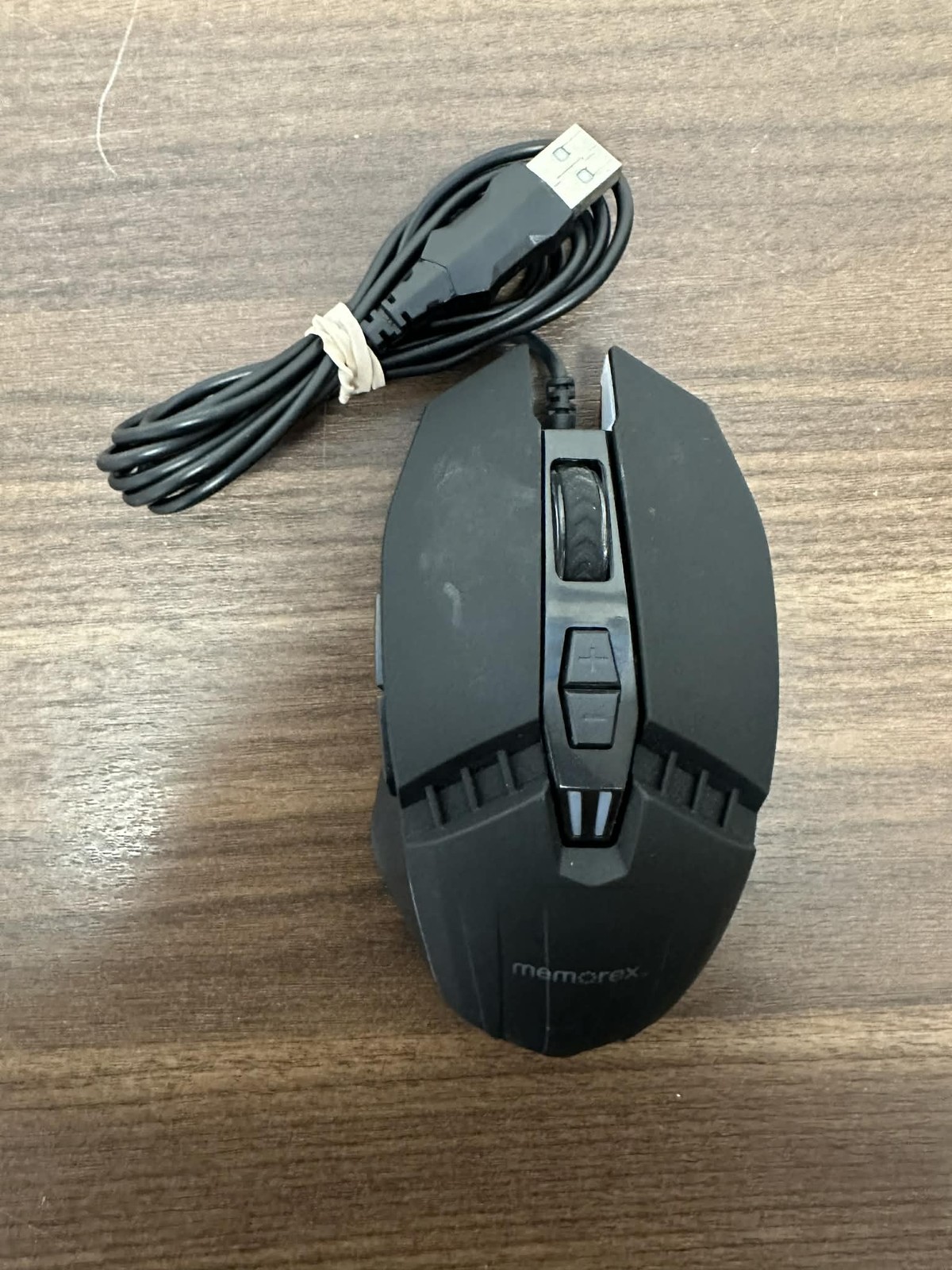 Memorex MAGMK20VP USB Wired Black Mouse Very Good