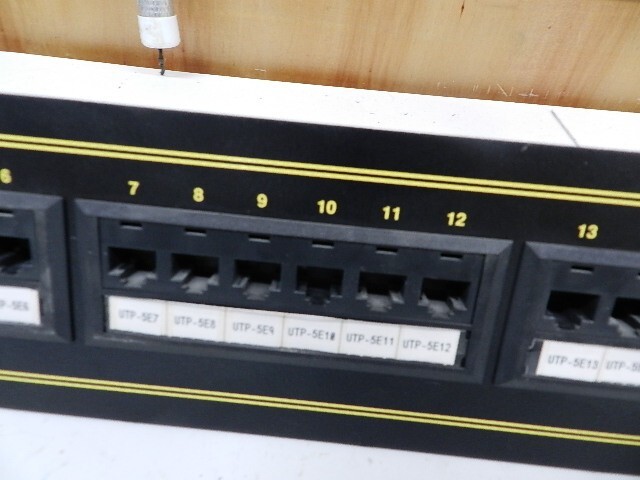 Ortronics 24 Port Patch Panel OR-851004904 CAT5 T568B