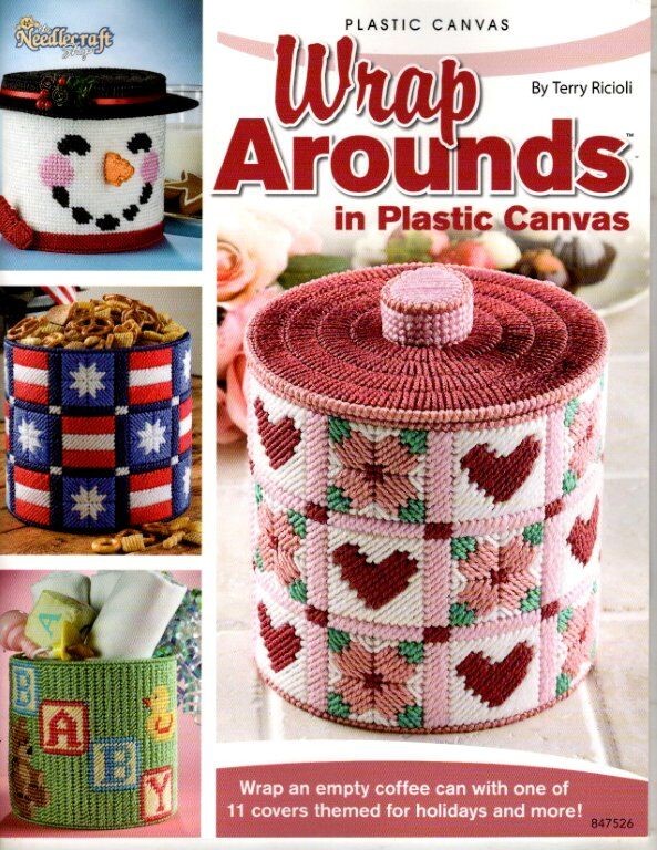 THE NEEDLECRAFT WRAP AROUNDS IN PLASTIC CANVAS 11 THEMED HOLIDAY DESIGNS