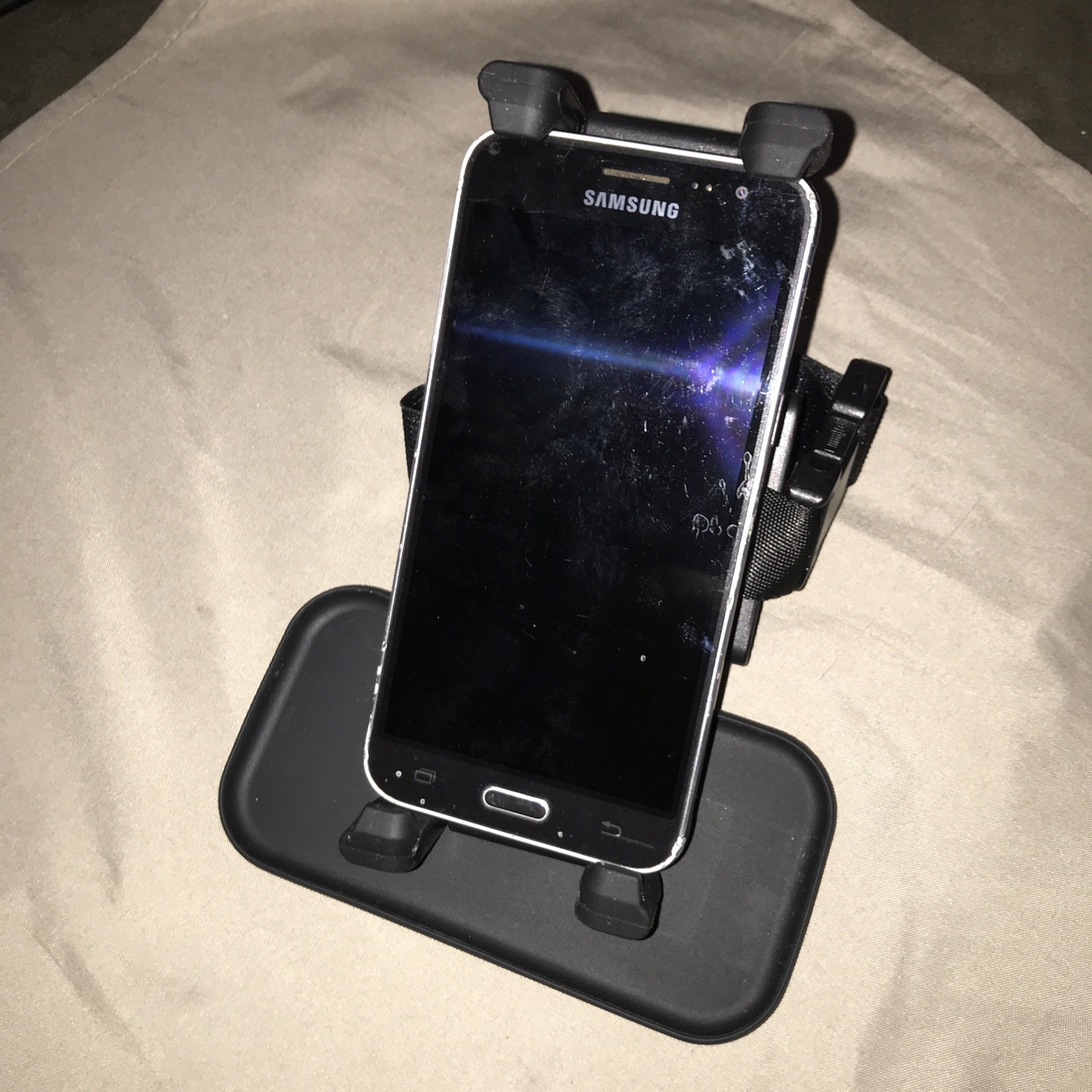 Headrest Phone Holder Tablet Car Mount, Adjustable 360° Rotating Black