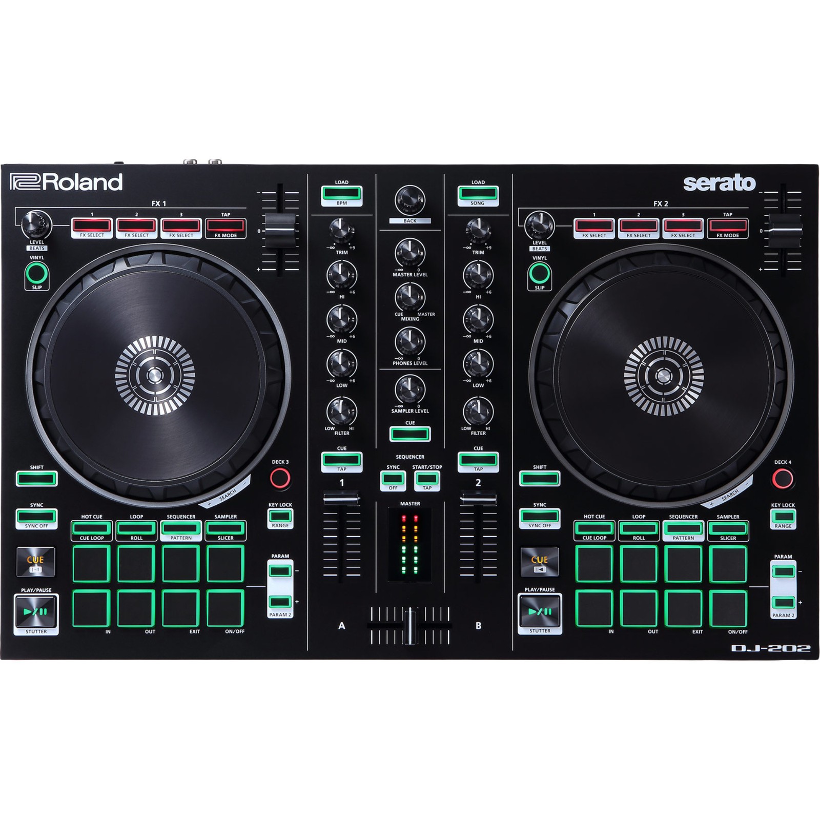 Roland DJ-202 2-Channel Serato DJ Controller