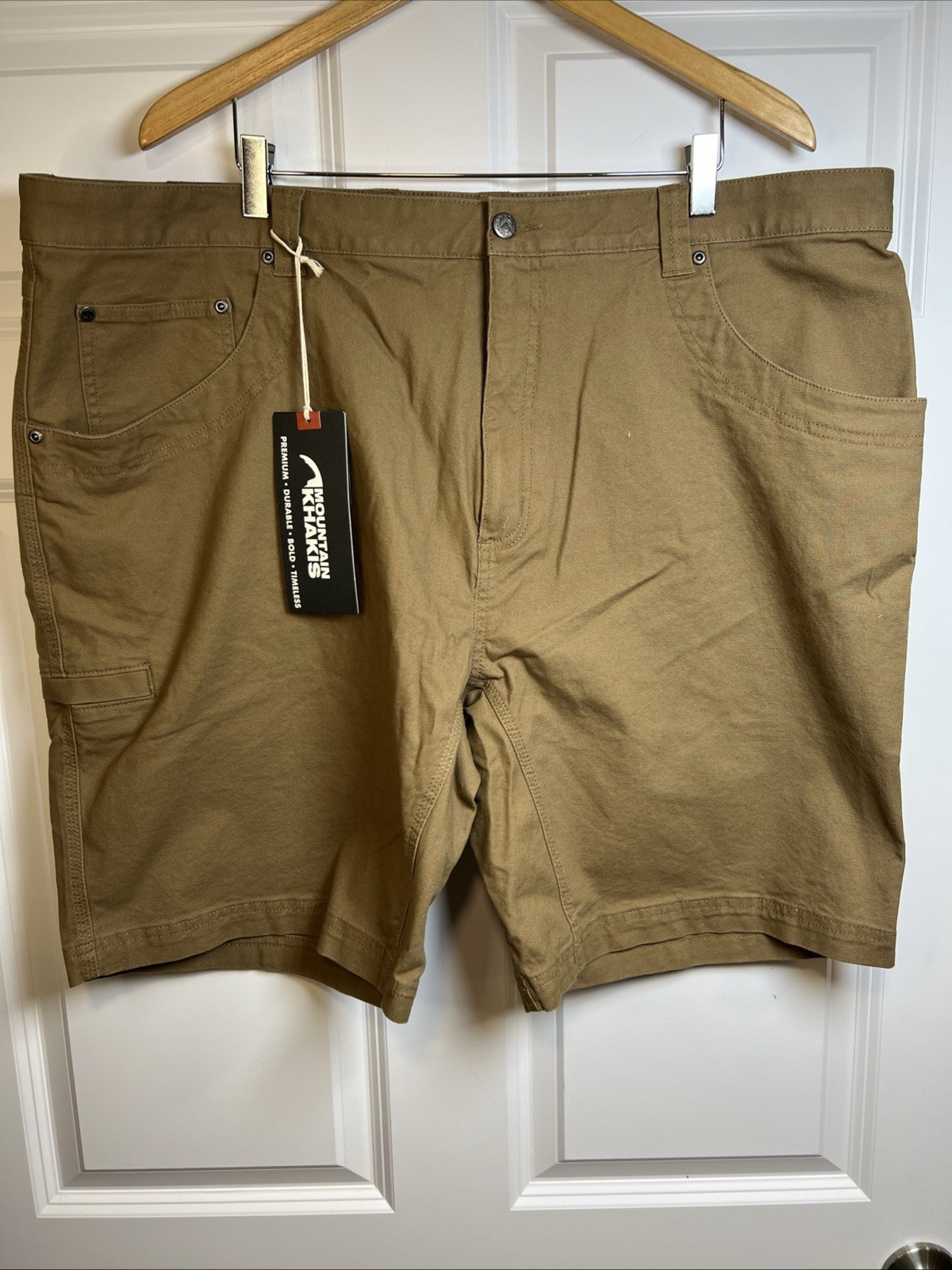 Mountain Khakis Men's Alpine Work Shorts 44x10 FIRMA N84 Organic Cotton Stretch