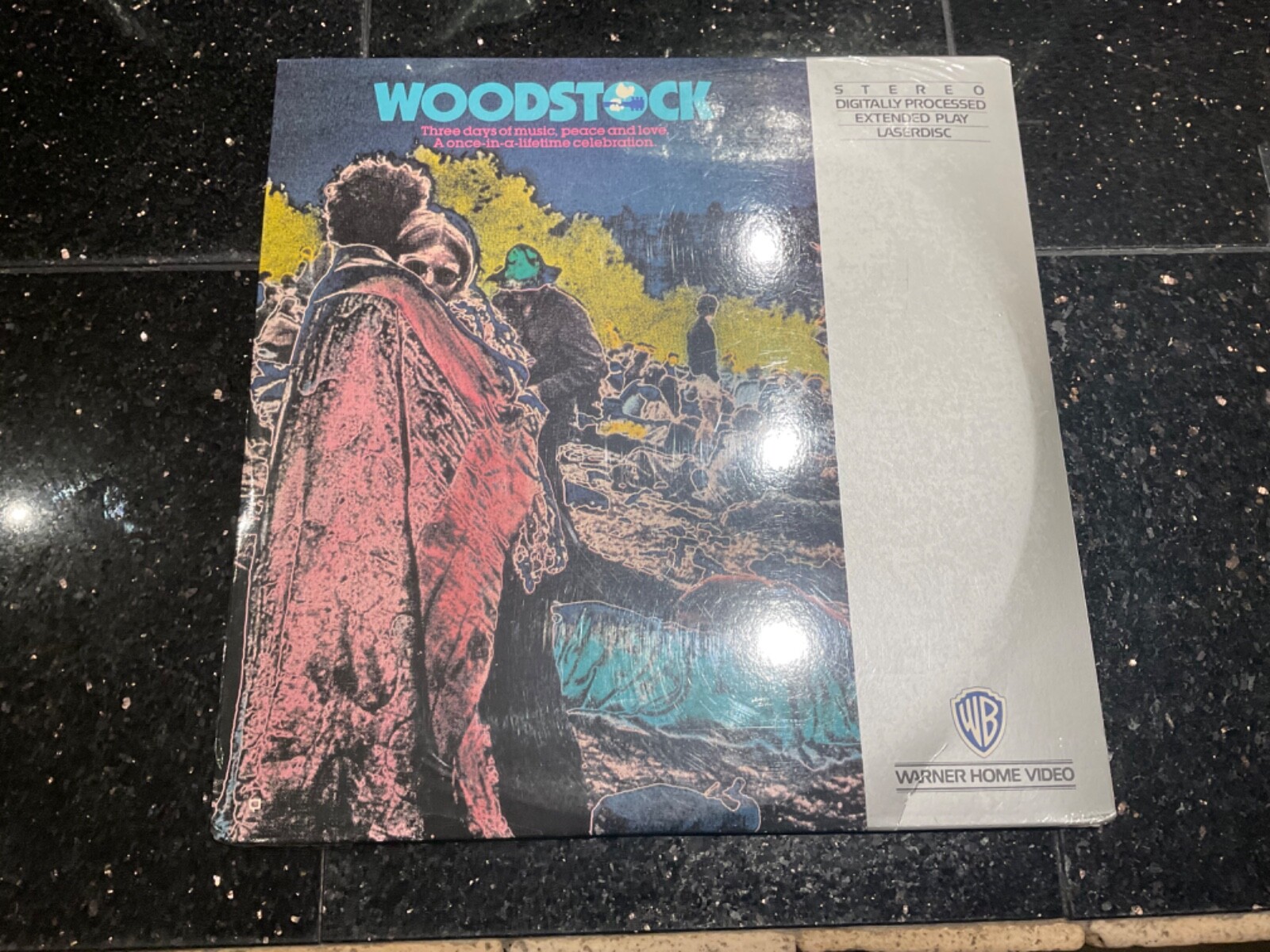 RARE WOODSTOCK LASERDISC FILM/CONCERT FOOTAGE SEALED