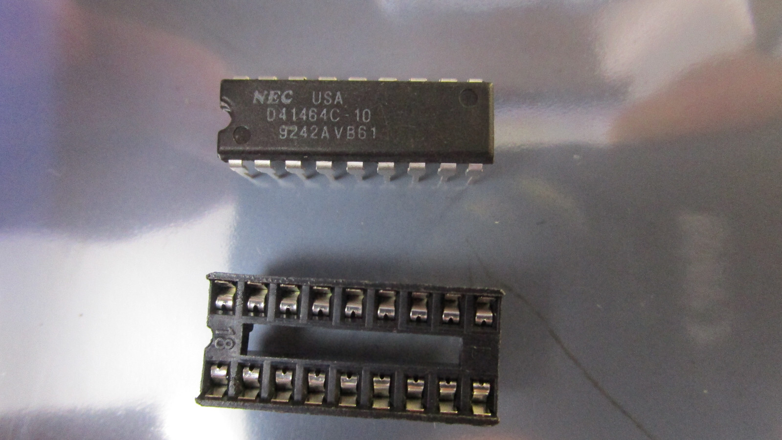 COMMODORE RAM REPLACEMENT 41464-10 18 PIN DIP FOR 64C & C128 VDC RAM TSTD & WRKG