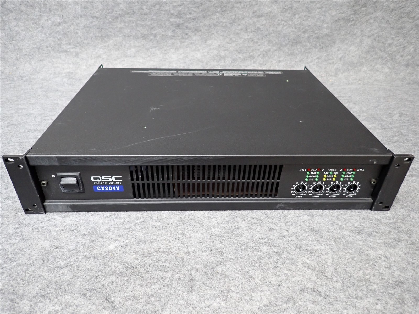 QSC CX204V 4 Channel 70V Professional Power Amplifier 200WPC (#22) (II2)