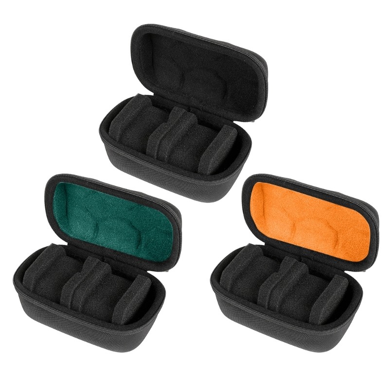 Watch Storage Box Holder 2 Slot Case With Soft Lining for Wristwear Small Items