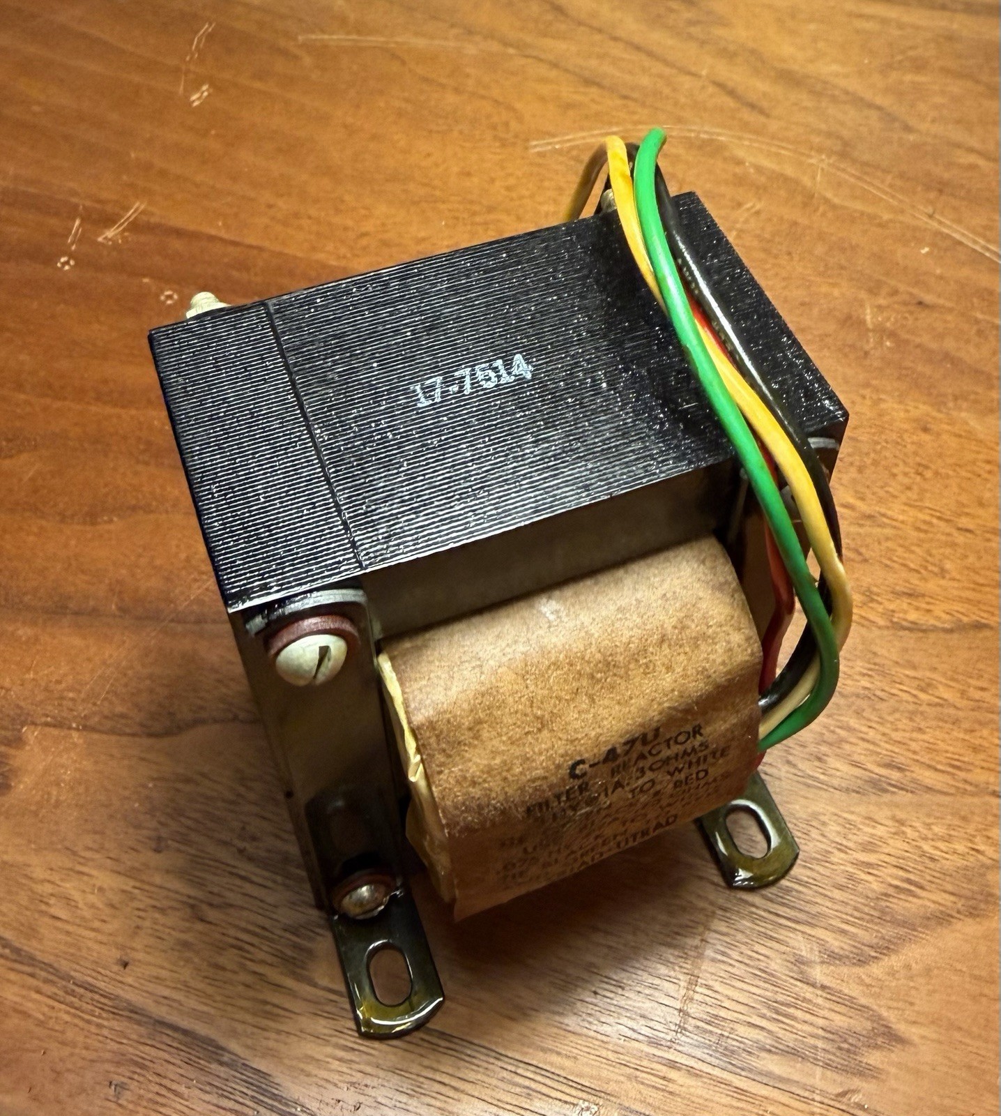 Triad C-47U Filter Reactor Smoothing Filter Choke Transformer NOS
