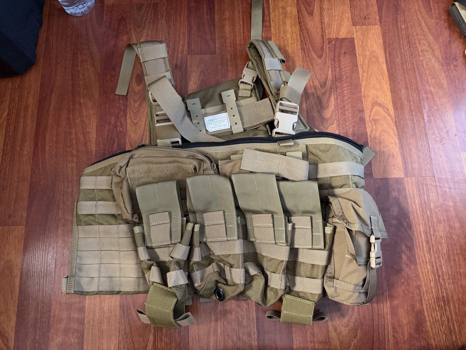 SOE Gear Frog Recce Rig With 4 Gen 2 DA Mag Pouches Tan