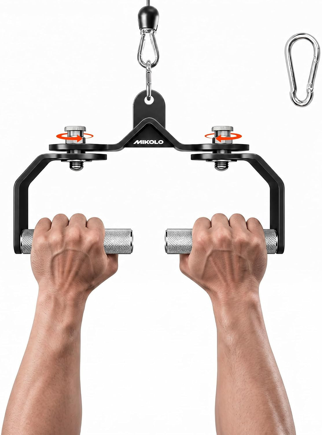 LAT Pull down Attachments with 360° Rotating Handles, LAT Pull down Bar