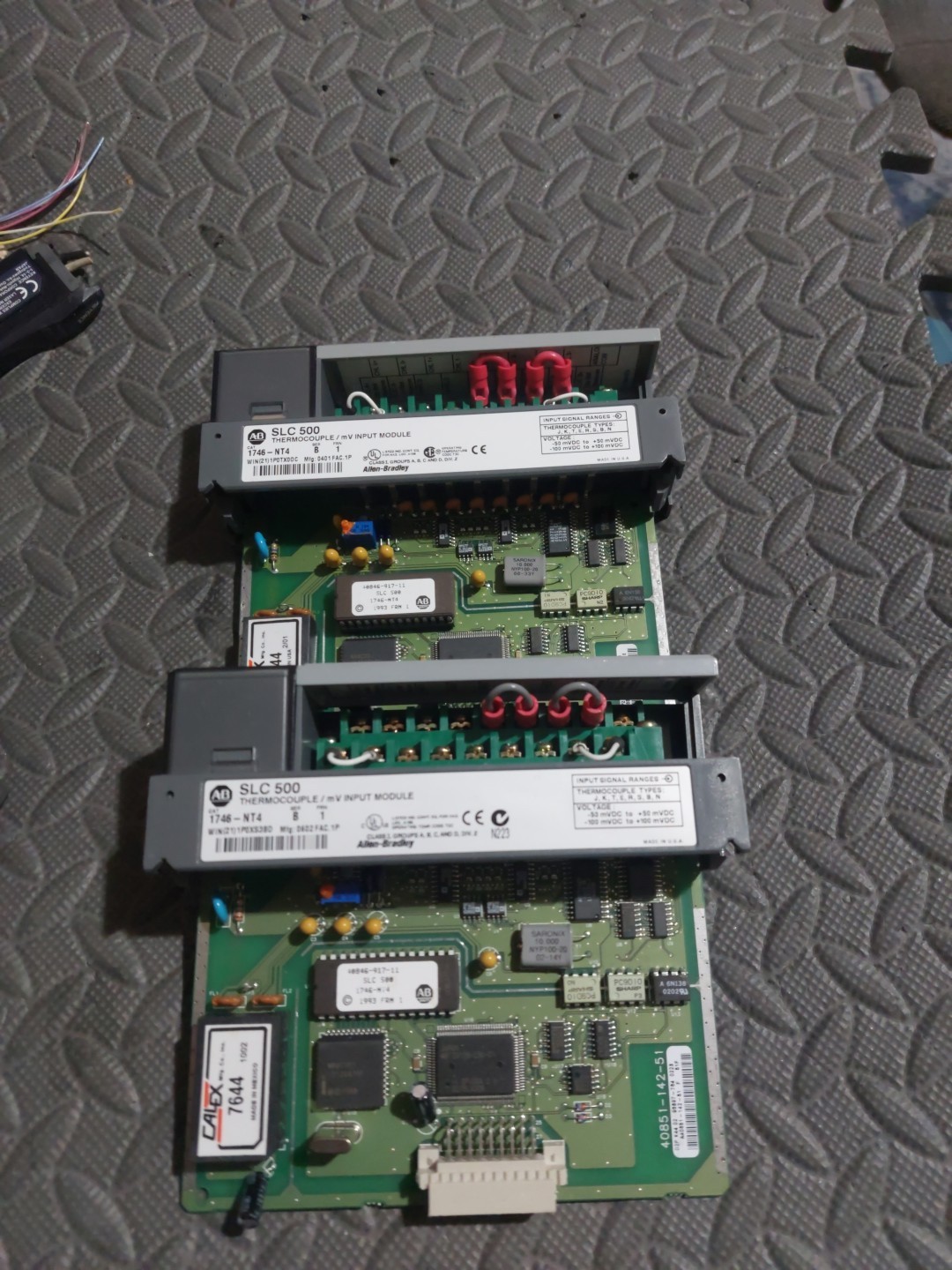 Lot of 2. Allen Bradley 1746-NT4. Used. Tested. As Pictured. Free Shipping.