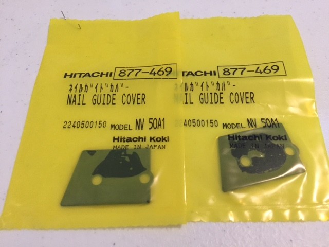 2 Qty- Hitachi 877469 877-469 NAIL GUIDE COVER FOR NV45AB NV50A1