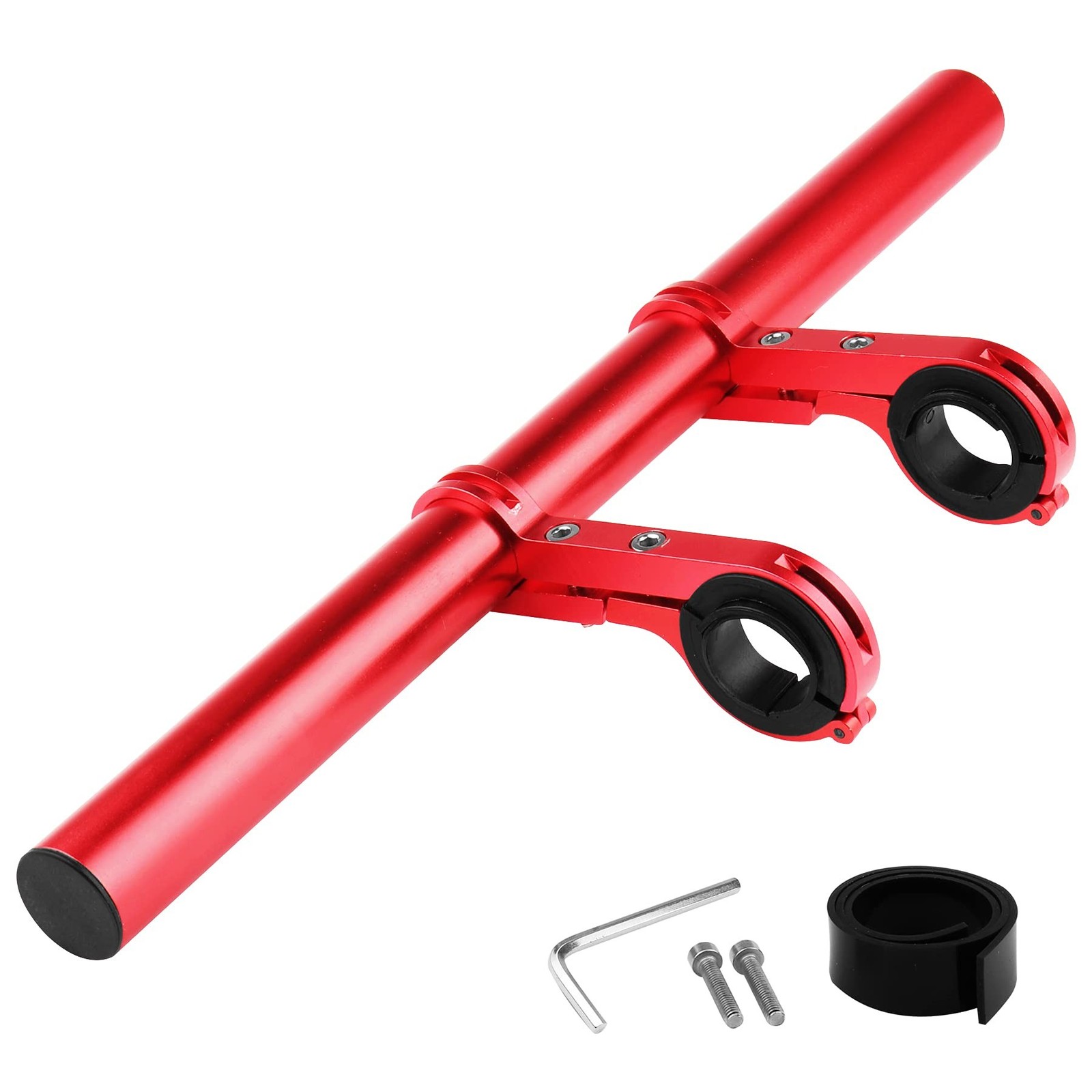 Bicycle handlebar, bicycle handlebar extender 11.8in, multifunctional aluminu...