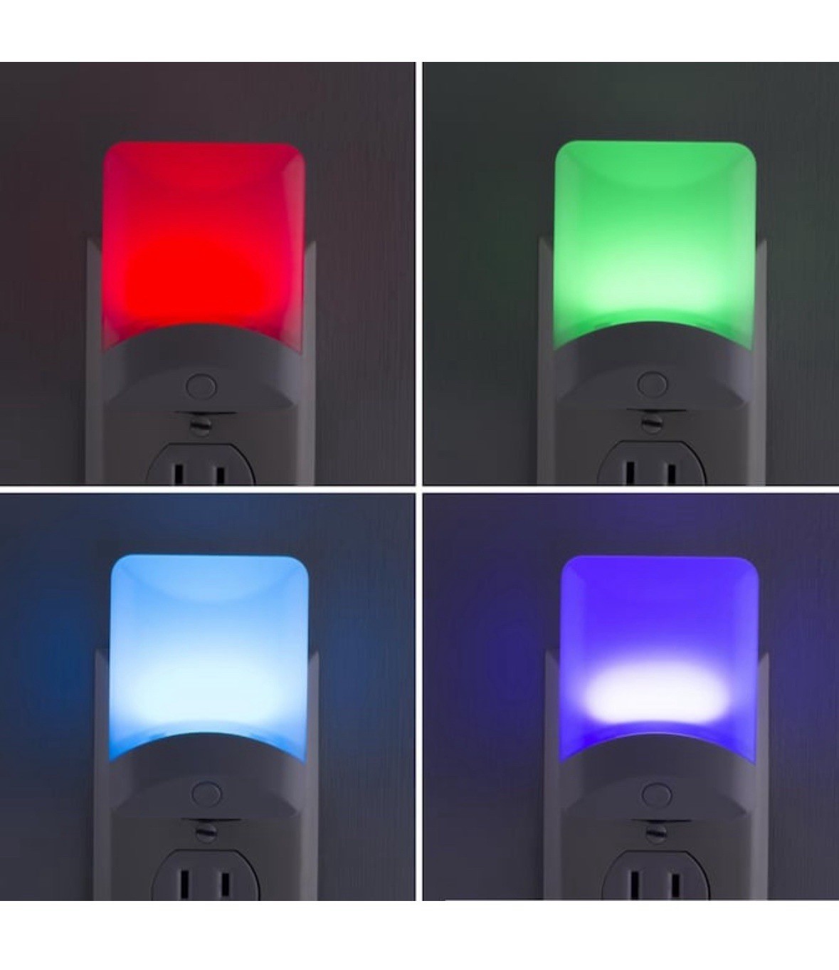 (4) ENBRIGHTENWhite LED Auto On/ Off Night Light