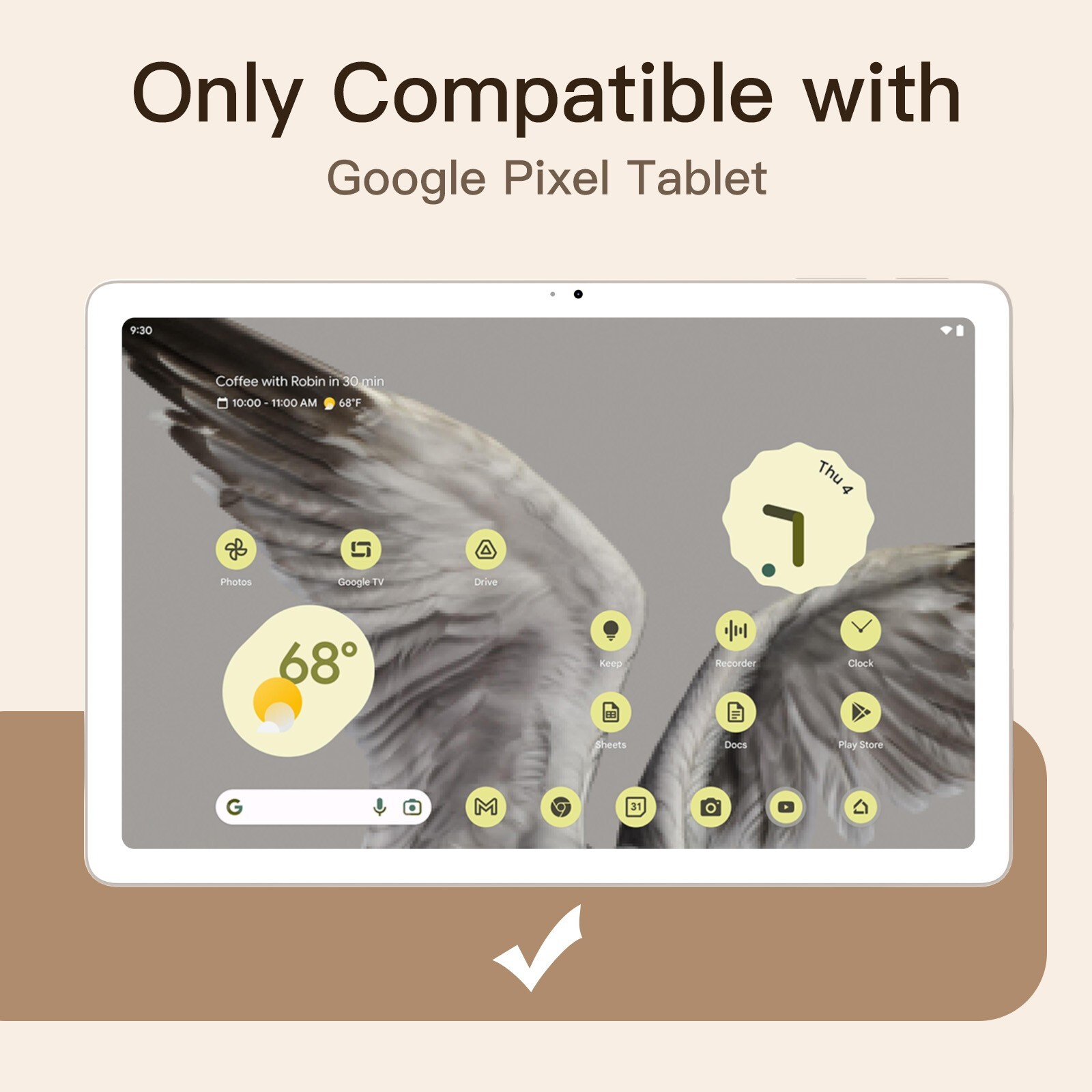 JETech Screen Protector for Google Pixel Tablet (11-Inch, 2023 Model), 2-Pack