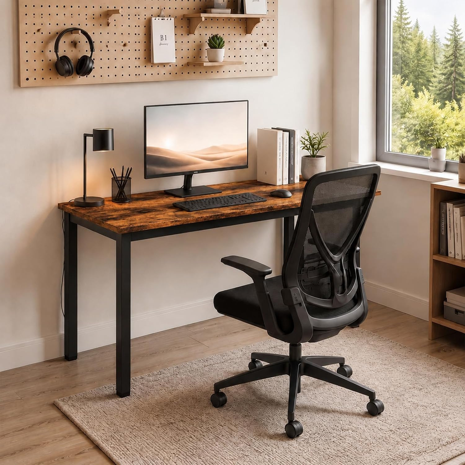 Computer Desk for Small Space,Modern Simple Laptop Desk,Computer Table Study Wri