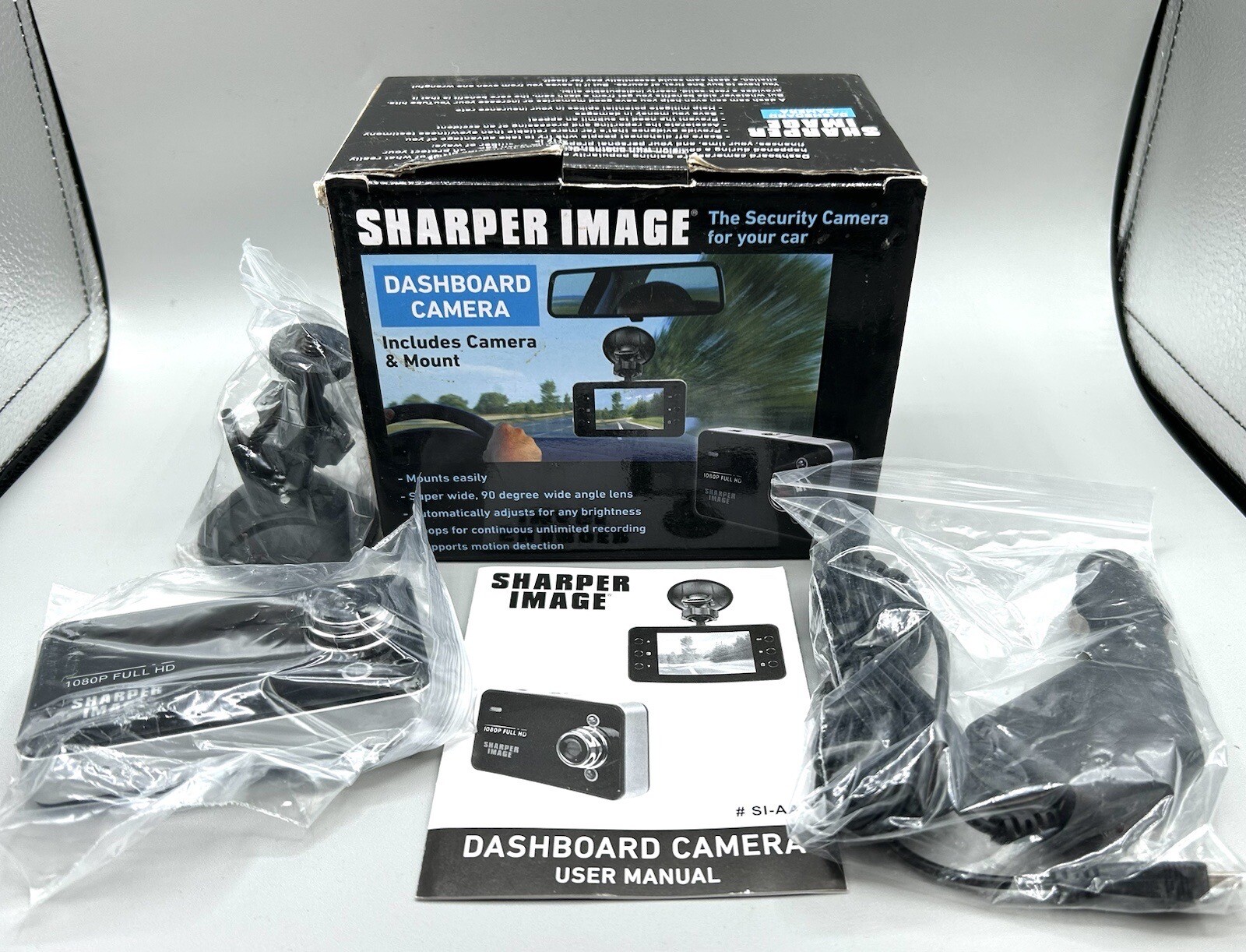 2018 Sharper Image Dashboard Security Camera & Mount (SI-AA15)
