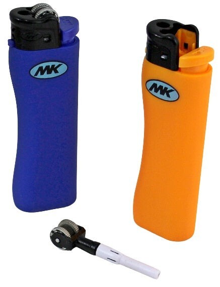 5-PACK MK Grip Pro Refillable Butane Pocket Lighter (703335)