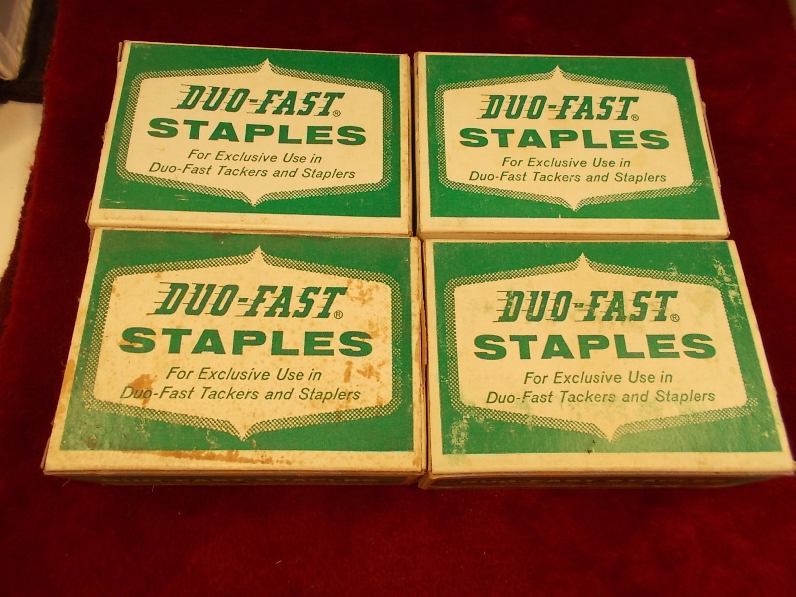 #2 of 16, LOT OF NEW OLD STOCK DUO-FAST STAPLES, 1 BOX OF 5000 5/16" No. 5010-CX