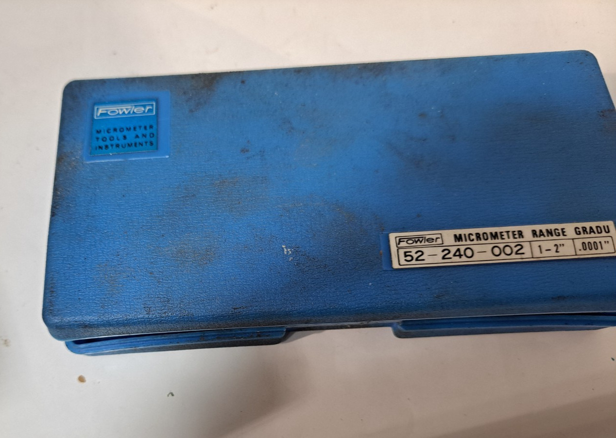 Fowler  Outside Micrometer, 1-2" Range, .0001"