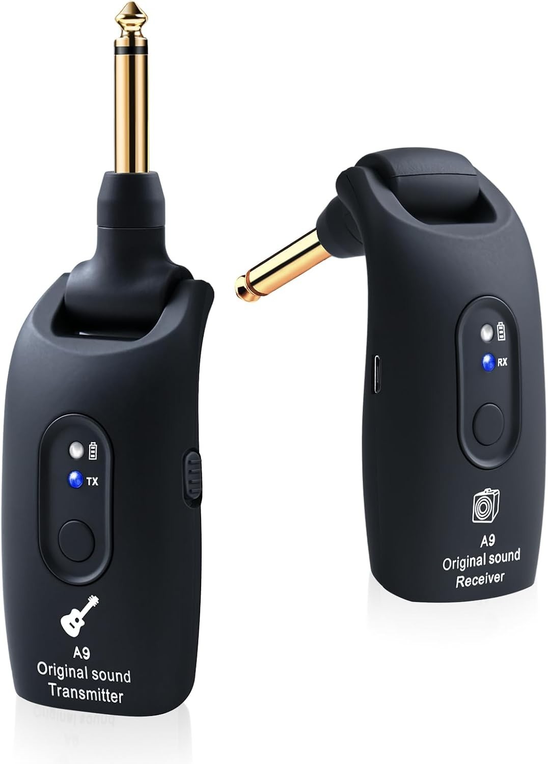 Sistema Inalambrico Para Guitarra Receptor De Transmisor Audio Recargable 2.4GHz