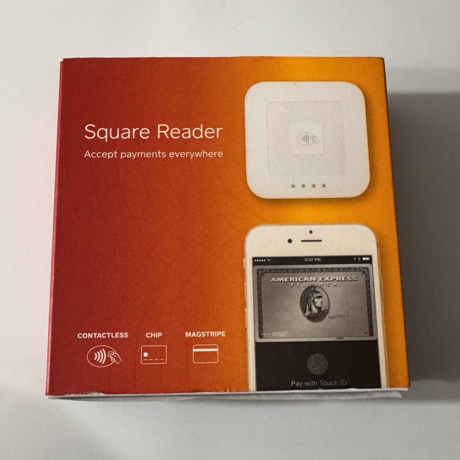 New Open Box Square Reader Contactless + Chip & Magstripe 1st Gen A-SKU-0113