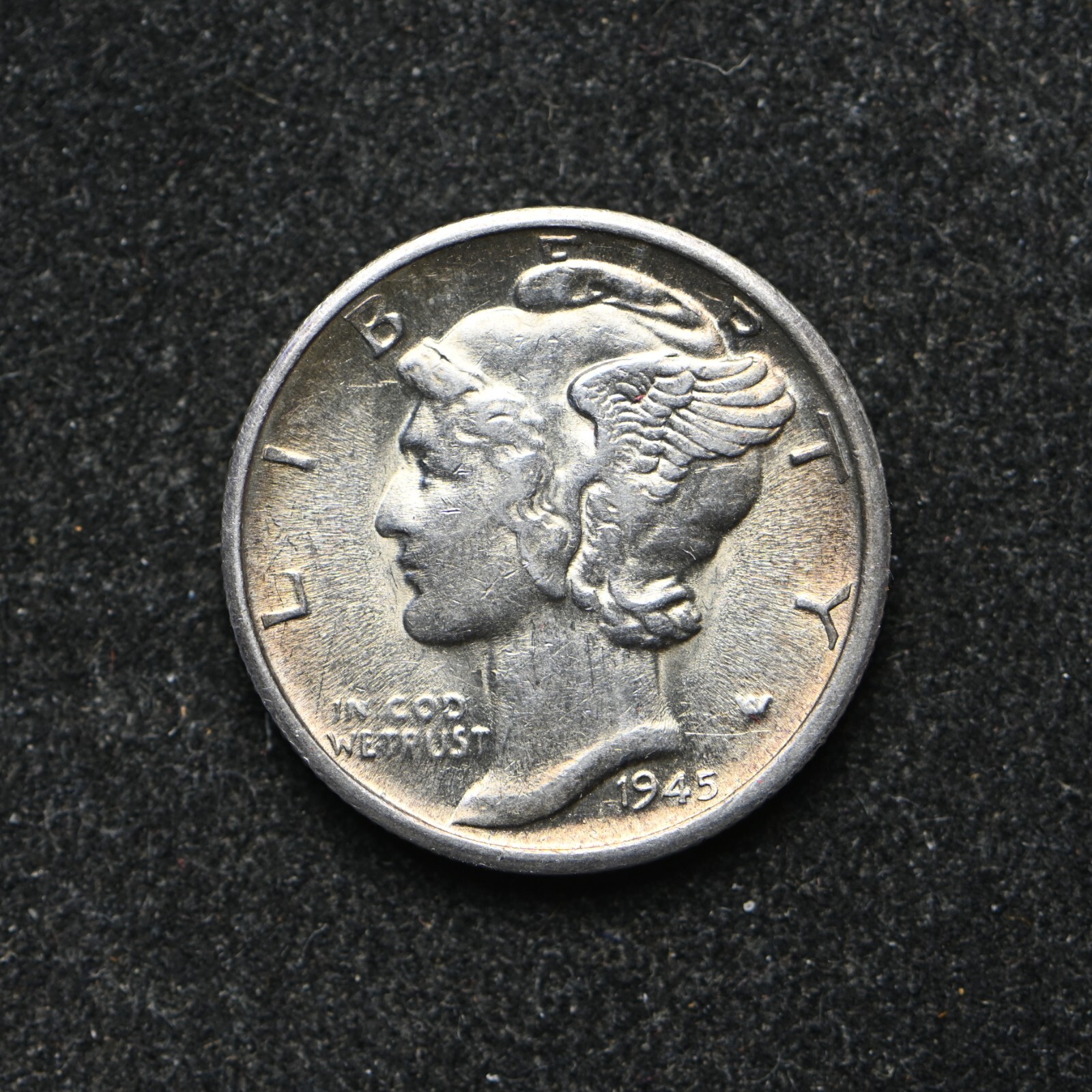 1945-S Mercury Silver Dime AU++ Amazing Coin (bb17528)