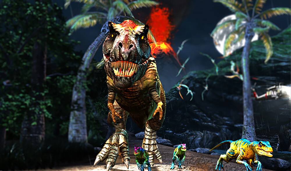 Jurassic Park Dinosaur Arcade Gun Shooting Game