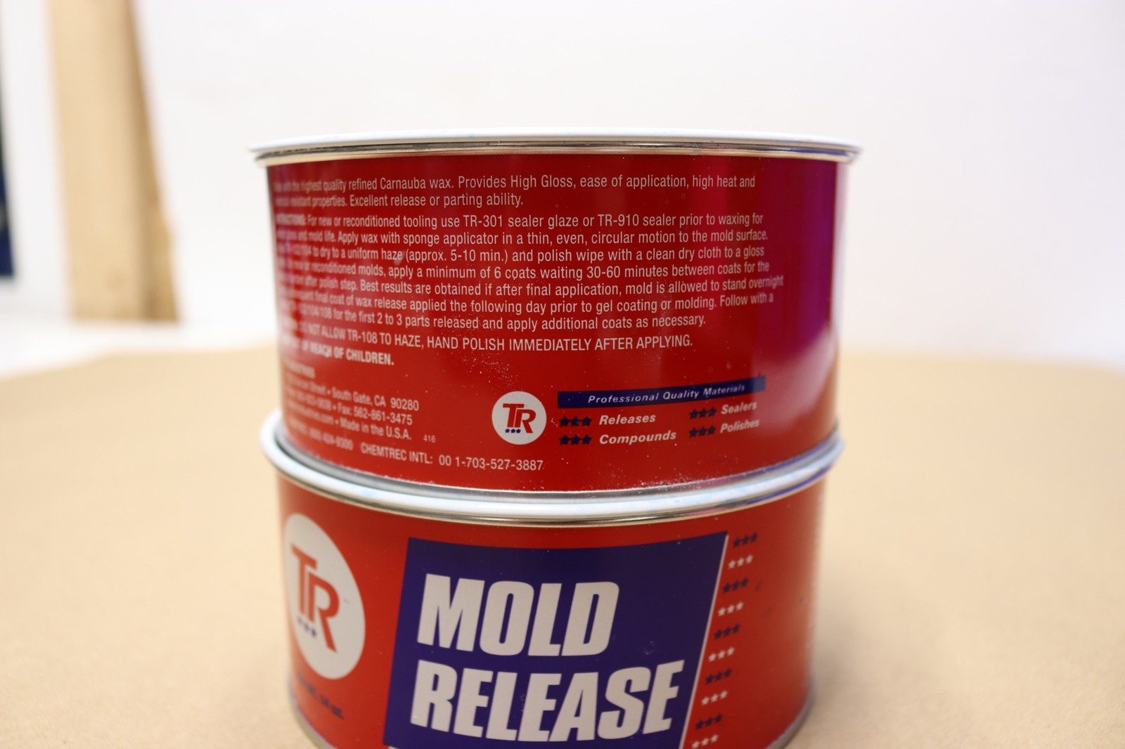 2x Lot TR 14oz High-Temp Mold Release